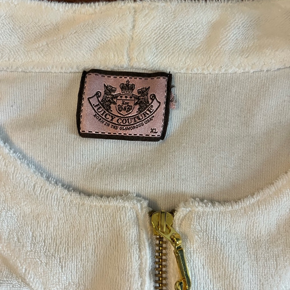 Y2K Juicy Couture White Jacket Vintage - Picture 3 of 3